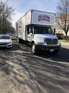 all star movers truck in tracy
